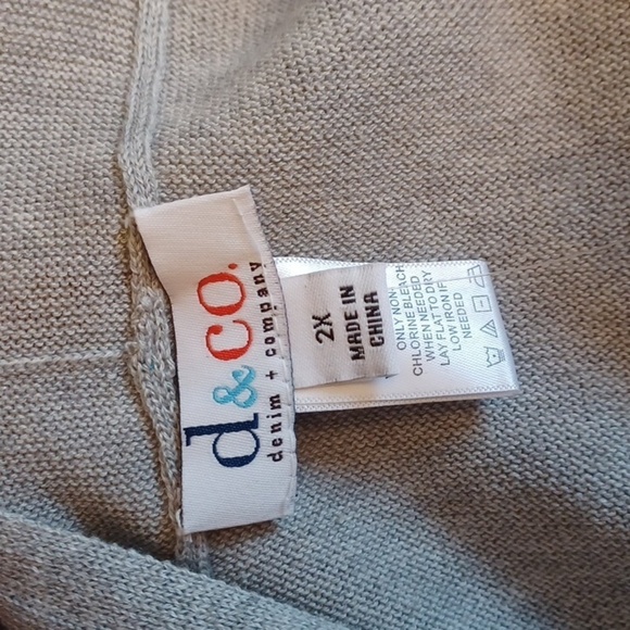 Denim & Company Cardigan Wrap womens size 2X - Picture 3 of 3
